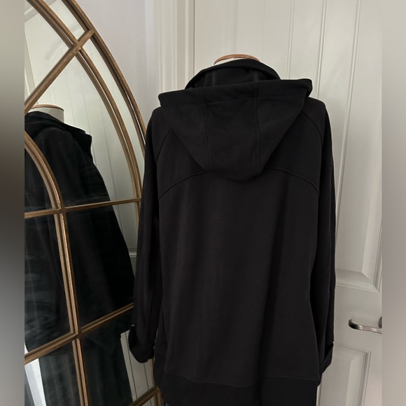 Athleta Triumph Hoodie Womens 2X Black Drawstring Full Zip - Picture 6 of 7